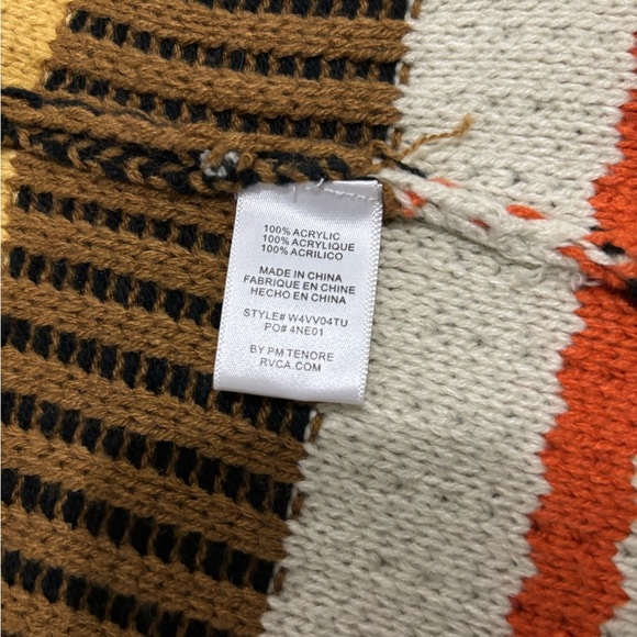RVCA  Multicolor Poncho. XS - Picture 7 of 8